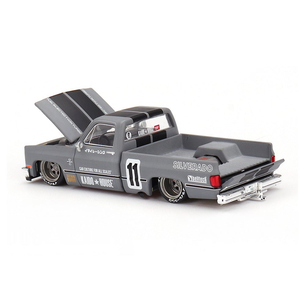 [PREORDER] Kaido House X MINI GT - Chevrolet Silverado KAIDO V2 DIECAST SCALE MODEL CAR - KHMG160 - MODEL CARS UKMODEL CAR#INNO64##TARMAC##diecast_model#