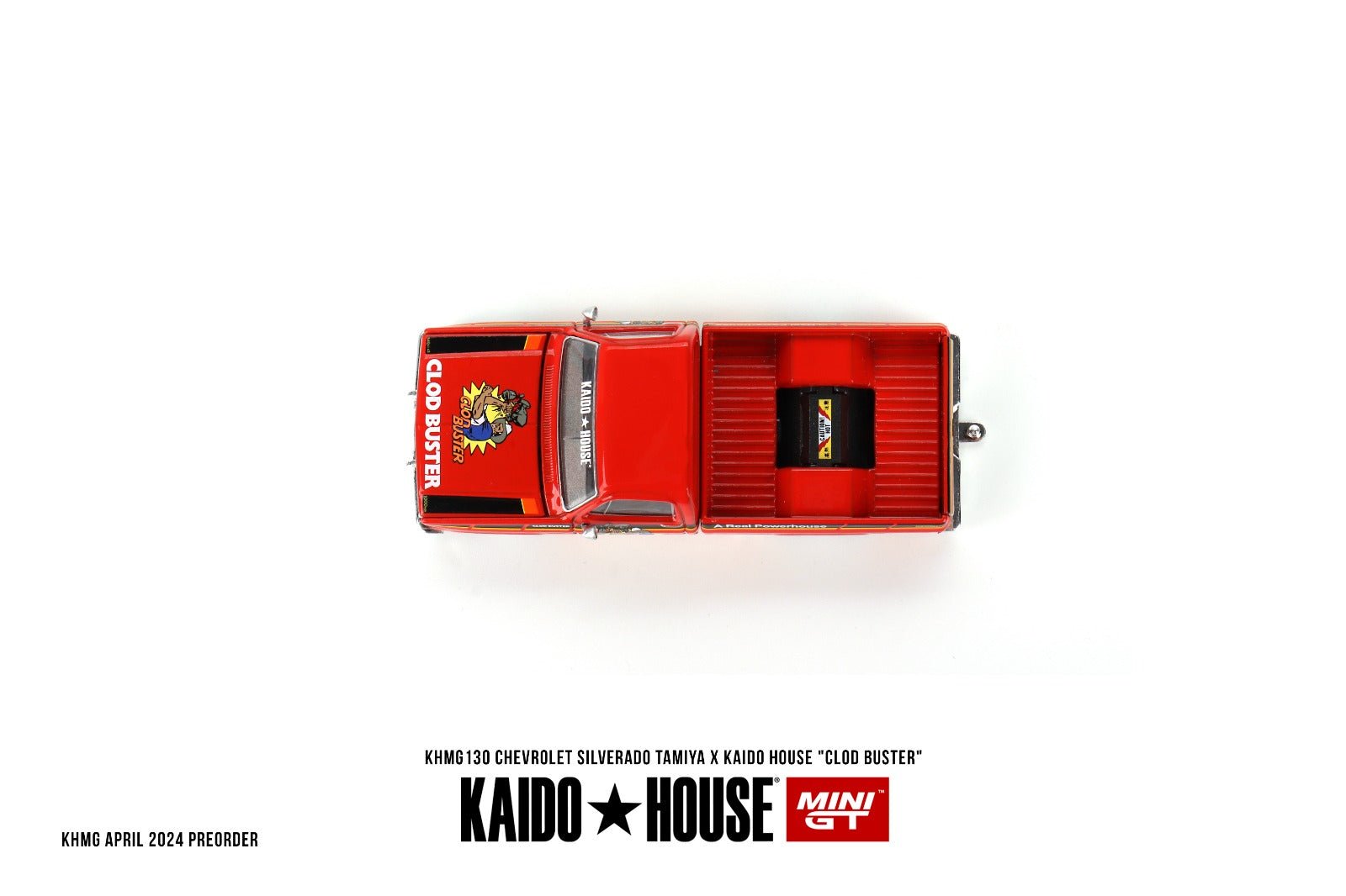 [PREORDER] Kaido House X MINI GT - CHEVROLET SILVERADO TAMIYA X KAIDO HOUSE CLOD BUSTER DIECAST SCALE MODEL CAR - KHMG130 - MODEL CAR UKMODEL CAR#INNO64##TARMAC##diecast_model#