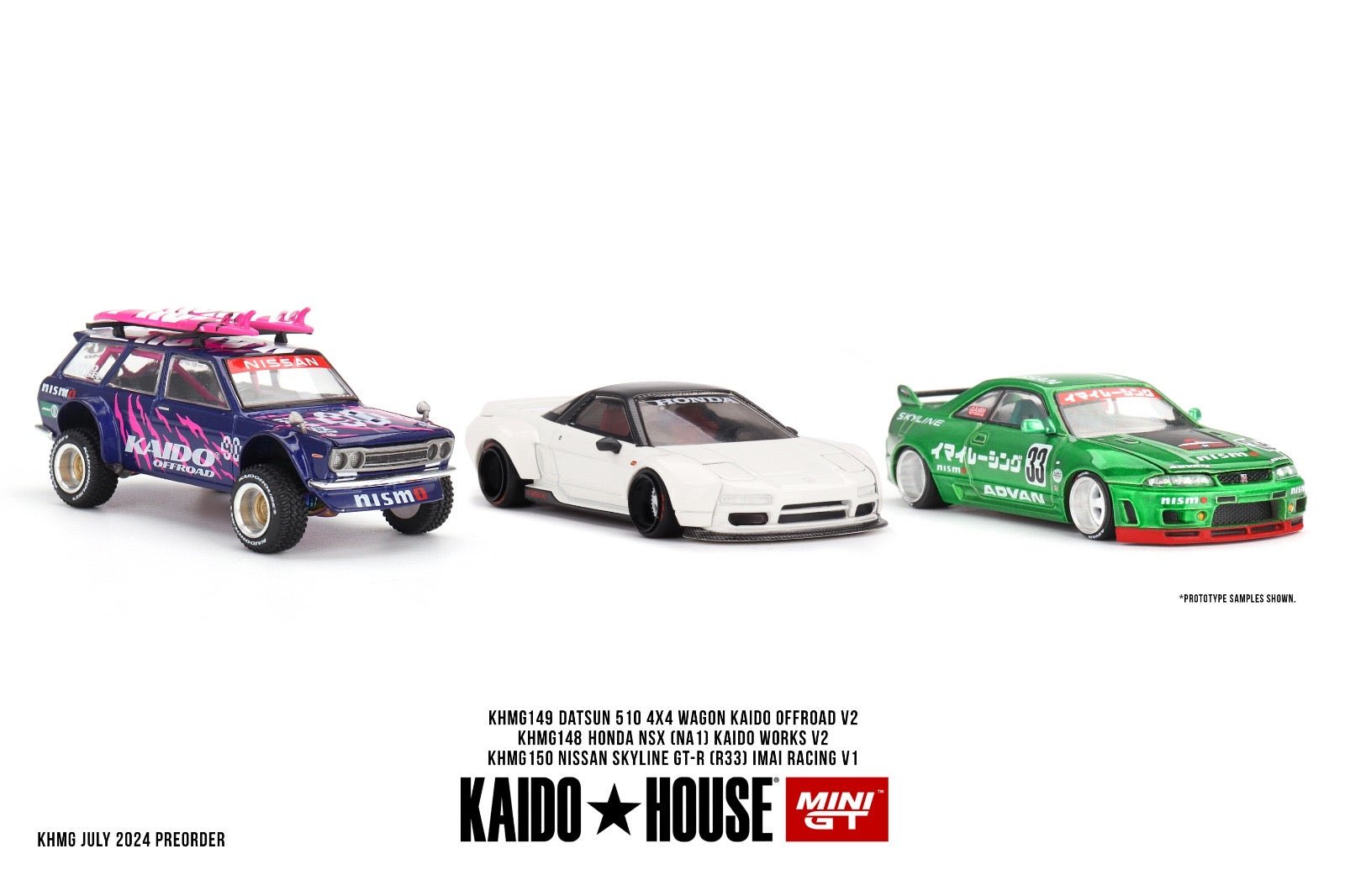 PREORDER] Kaido House X MINI GT - Datsun 510 4x4 Wagon Kaido