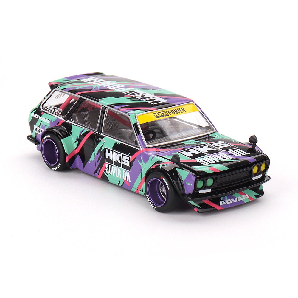 [PREORDER] Kaido House X MINI GT - DATSUN KAIDO 510 WAGON HKS V1 DIECAST SCALE MODEL CAR - KHMG144 - MODEL CARS UKMODEL CAR#INNO64##TARMAC##diecast_model#