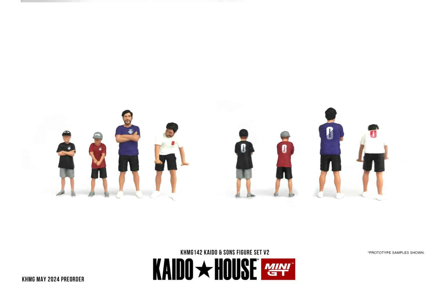 [PREORDER] Kaido House X MINI GT - Figurine: Kaido & Sons V2 - KHMG142 - MODEL CARS UKFIGURE#INNO64##TARMAC##diecast_model#