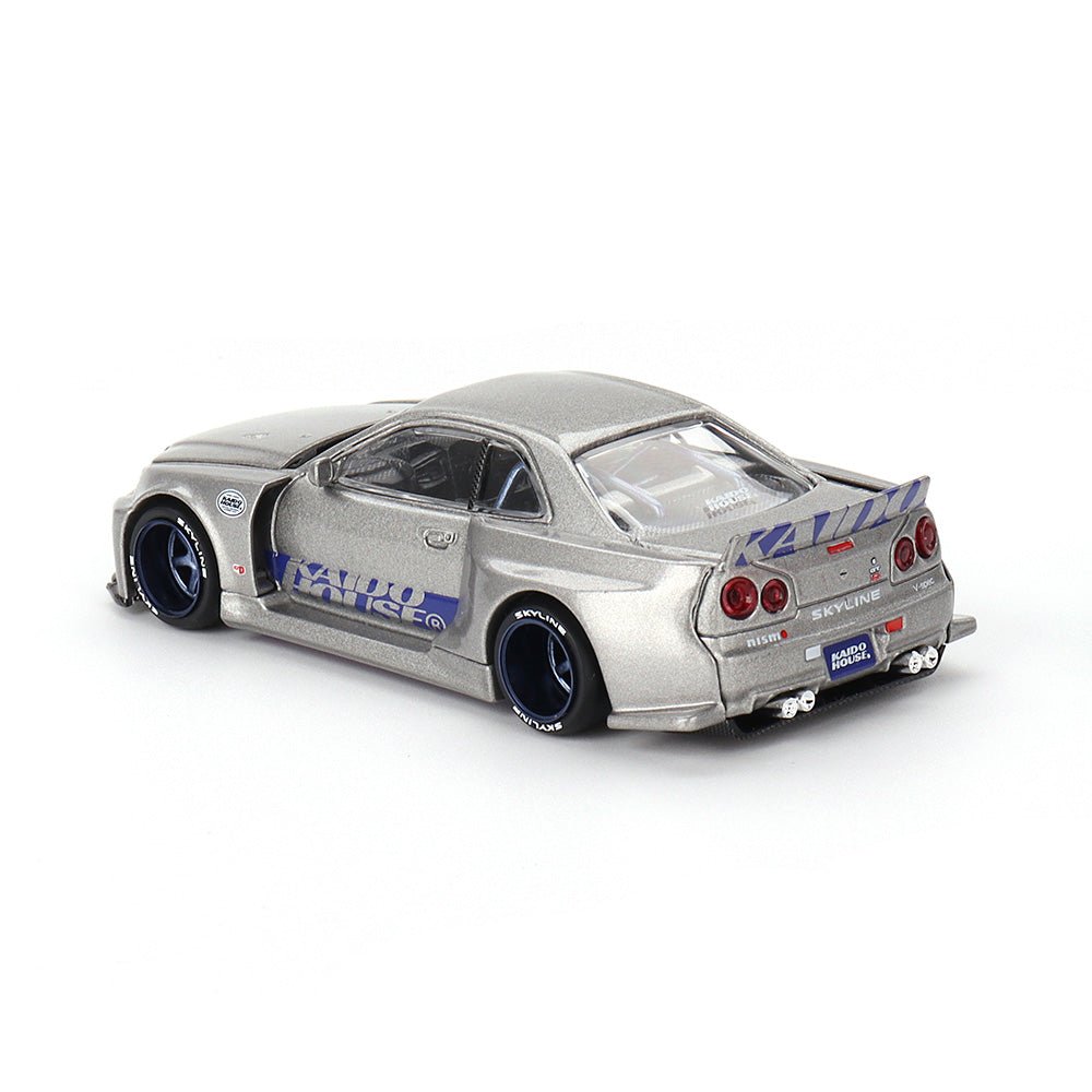 [PREORDER] Kaido House X MINI GT - NISSAN SKYLINE GT - R R34 KAIDO WORKS SHINJUKU V1 DIECAST SCALE MODEL CAR - KHMG143 - MODEL CARS UKMODEL CAR#INNO64##TARMAC##diecast_model#