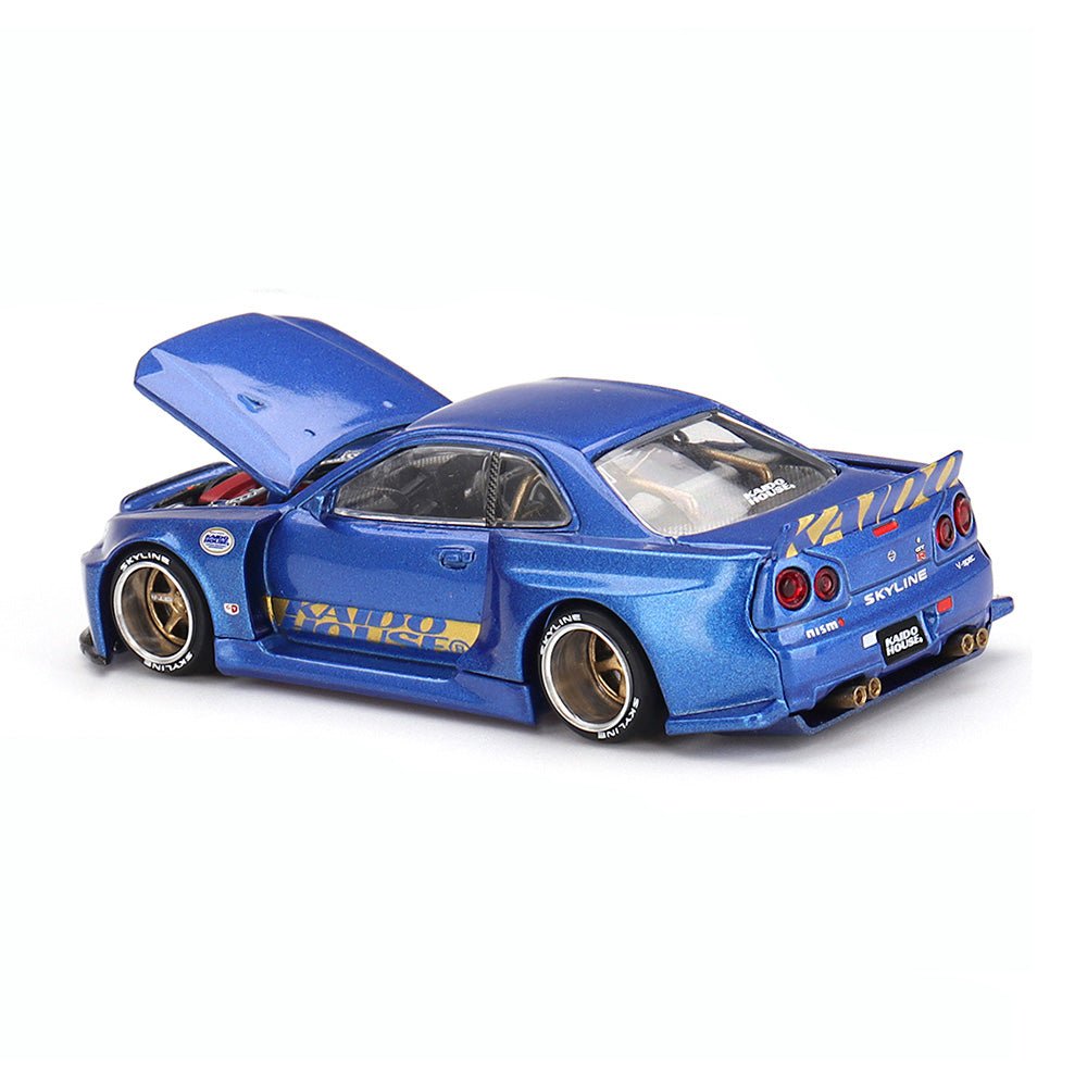 [PREORDER] Kaido House X MINI GT - Nissan Skyline GT - R R34 Kaido Works V2 Aero SHINJUKU V2 DIECAST SCALE MODEL CAR - KHMG158 - MODEL CARS UKMODEL CAR#INNO64##TARMAC##diecast_model#