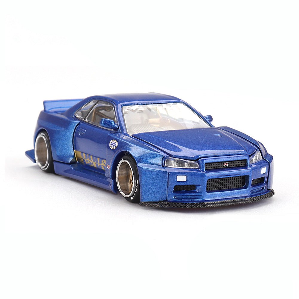 [PREORDER] Kaido House X MINI GT - Nissan Skyline GT - R R34 Kaido Works V2 Aero SHINJUKU V2 DIECAST SCALE MODEL CAR - KHMG158 - MODEL CARS UKMODEL CAR#INNO64##TARMAC##diecast_model#