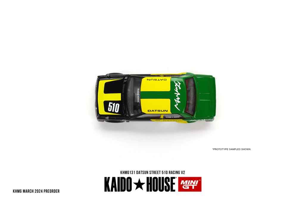 [PREORDER] Kaido House X MINI GT - No.131 Datsun Street 510 Racing V2 - MODEL CAR UKMODEL CAR#INNO64##TARMAC##diecast_model#