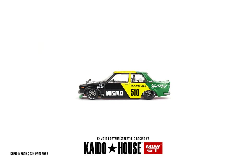 [PREORDER] Kaido House X MINI GT - No.131 Datsun Street 510 Racing V2 - MODEL CAR UKMODEL CAR#INNO64##TARMAC##diecast_model#