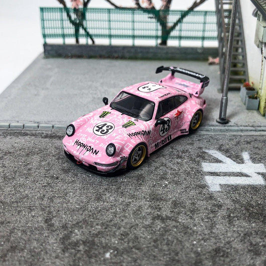 [PREORDER] King Model 1:64 964 RWB Hoonipigasus pink #43 diecast model. - MODEL CAR UKMODEL CAR#INNO64##TARMAC##diecast_model#