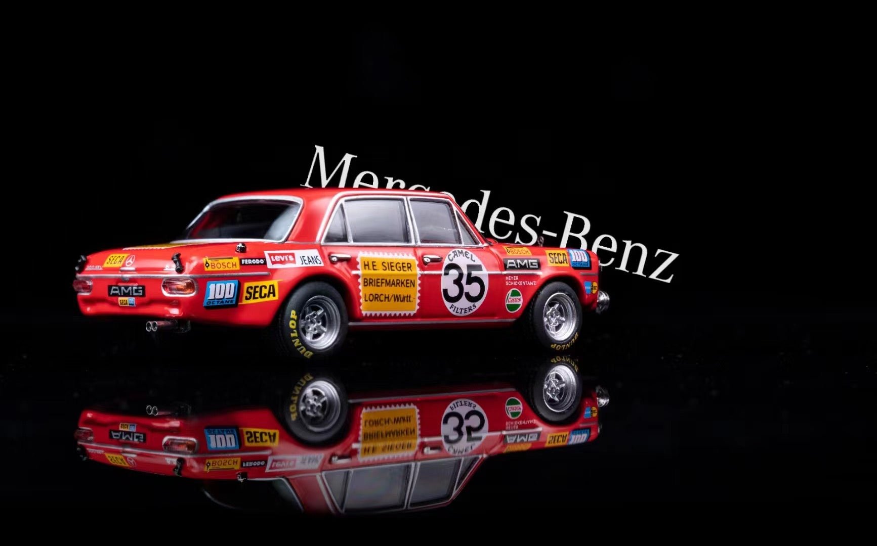 [ PREORDER ] Liberty 64 - 1/64 Mercedes-Benz 300SL 6.8 AMG Red Pig#35 diecast model - MODEL CAR UKMODEL CAR#INNO64##TARMAC##diecast_model#