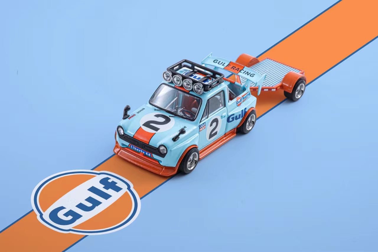 [ PREORDER ] Liberty64 - 1/64 Honda Pickup diecast model car - Gulf - MODEL CARS UKMODEL CAR#INNO64##TARMAC##diecast_model#