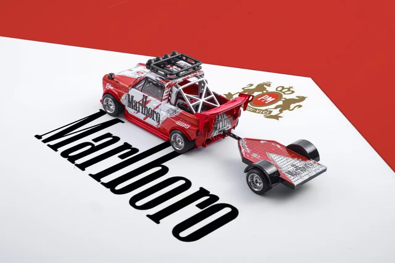 [ PREORDER ] Liberty64 - 1/64 Honda Pickup diecast model car - Marlboro - MODEL CARS UKMODEL CAR#INNO64##TARMAC##diecast_model#