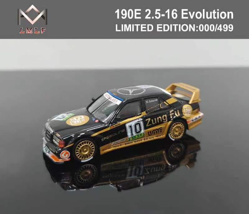 [ PREORDER ] LMLF - 1:64 Mercedes-Benz 190E 2.5-16 Evolution EVO2 DTM racing version diecast model - 10# livery - MODEL CARS UKMODEL CAR#INNO64##TARMAC##diecast_model#