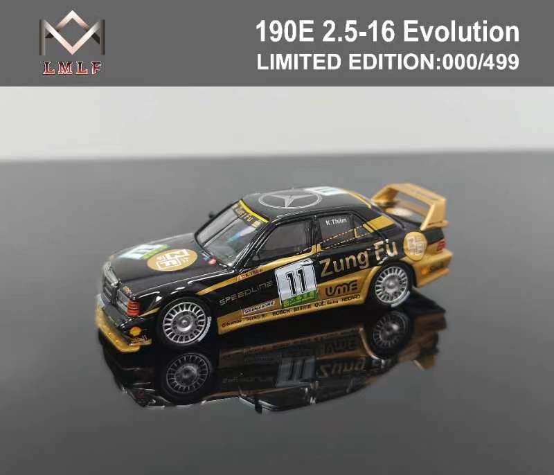 [ PREORDER ] LMLF - 1:64 Mercedes-Benz 190E 2.5-16 Evolution EVO2 DTM racing version diecast model - 11# livery - MODEL CARS UKMODEL CAR#INNO64##TARMAC##diecast_model#