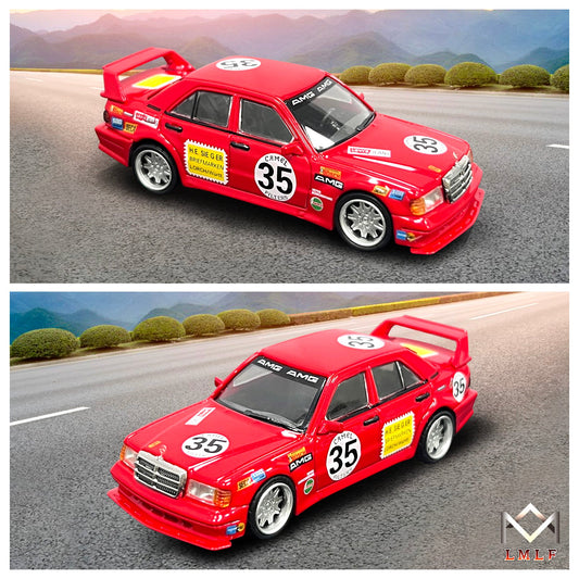 [ PREORDER ] LMLF - 1/64 Mercedes-Benz 190E diecast model - Red Pig - MODEL CAR UKMODEL CAR#INNO64##TARMAC##diecast_model#