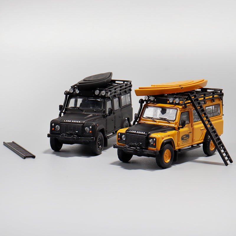 [ PREORDER ] Master - 1/64 LandRover Defender 110 diecast model car - Matte Black with parts - MODEL CARS UKMODEL CAR#INNO64##TARMAC##diecast_model#