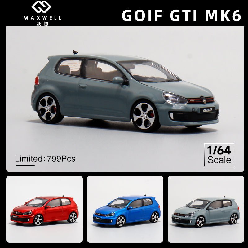 [PREORDER] Maxwell - 1:64 GOLF GTI MK6 Diecast model car - GREY ordinary - MODEL CARS UKMODEL CAR#INNO64##TARMAC##diecast_model#