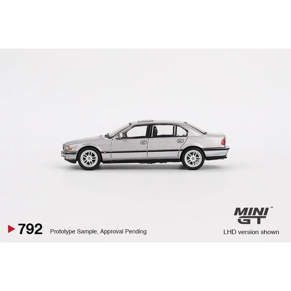 [PREORDER] Mini GT - 1/64 BMW 750IL ASPEN SILVER METALLIC RHD DIECAST SCALE MODEL CAR - MGT00792 - R - MODEL CARS UKMODEL CAR#INNO64##TARMAC##diecast_model#