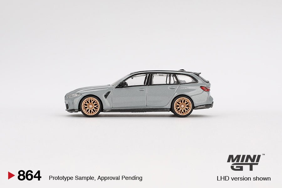 [PREORDER] Mini GT - 1/64 BMW M3 Competition Touring Brooklyn Grey RHD Diecast Scale Model Car - MGT00864 - R - MODEL CARS UKMODEL CAR#INNO64##TARMAC##diecast_model#