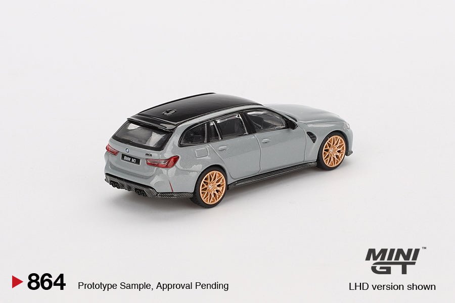 [PREORDER] Mini GT - 1/64 BMW M3 Competition Touring Brooklyn Grey RHD Diecast Scale Model Car - MGT00864 - R - MODEL CARS UKMODEL CAR#INNO64##TARMAC##diecast_model#