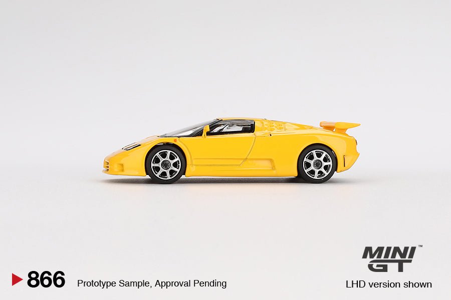 [PREORDER] Mini GT - 1/64 Bugatti EB110 Super Sport Giallo Bugatti LHD Diecast Scale Model Car - MGT00866 - L - MODEL CARS UKMODEL CAR#INNO64##TARMAC##diecast_model#