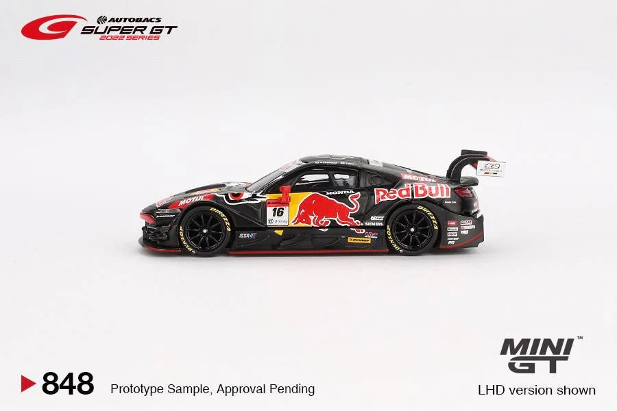 [PREORDER] Mini GT - 1/64 Honda NSX - GT Type S GT500 #16 Red Bull MOTUL MUGEN NSX - GT TEAM Red Bull MUGEN 2022 SUPER GT Blister Packaging - MGT00848 - BL - MODEL CARS UKMODEL CAR#INNO64##TARMAC##diecast_model#