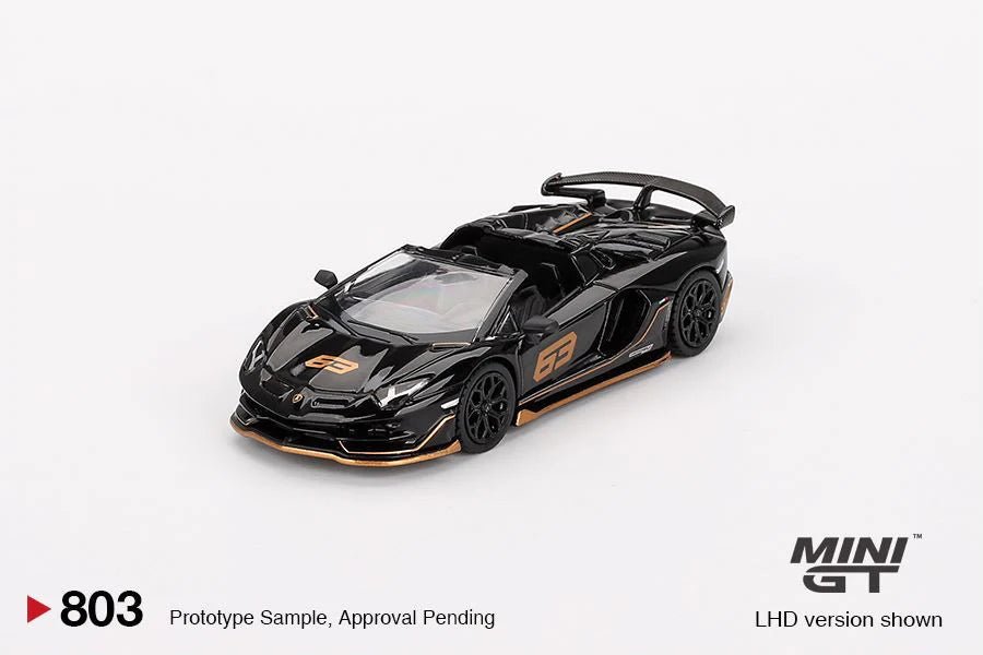 [PREORDER] Mini GT - 1/64 LAMBORGHINI AVENTADOR SVJ 63 ROADSTER NERO ALDEBARAN (RHD) DIECAST SCALE MODEL CAR - MGT00803 - R - MODEL CARS UKMODEL CAR#INNO64##TARMAC##diecast_model#