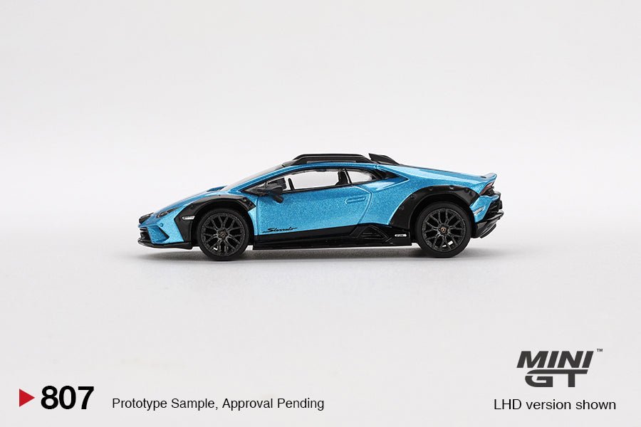 [PREORDER] Mini GT - 1/64 LAMBORGHINI HURACÁN STERRATO BLU AEGIR RHD DIECAST SCALE MODEL CAR - MGT00807 - R - MODEL CARS UKMODEL CAR#INNO64##TARMAC##diecast_model#