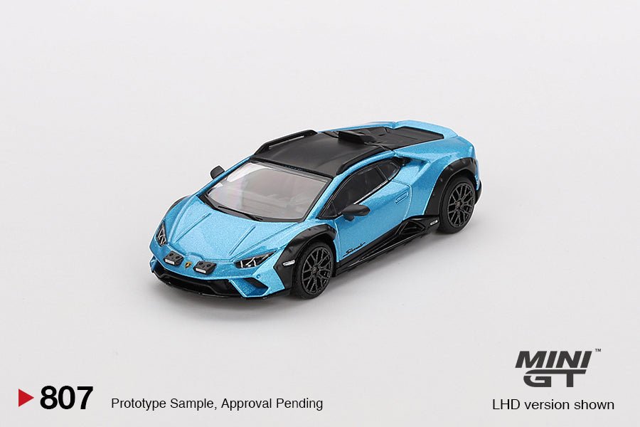 [PREORDER] Mini GT - 1/64 LAMBORGHINI HURACÁN STERRATO BLU AEGIR RHD DIECAST SCALE MODEL CAR - MGT00807 - R - MODEL CARS UKMODEL CAR#INNO64##TARMAC##diecast_model#