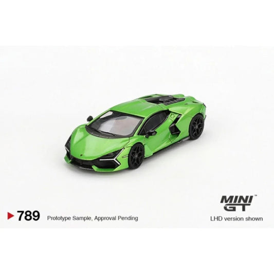 [PREORDER] Mini GT - 1/64 LAMBORGHINI REVUELTO VERDE SELVANS (RHD) - DIECAST SCALE MODEL CAR - MGT00789 - R - MODEL CARS UKMODEL CAR#INNO64##TARMAC##diecast_model#