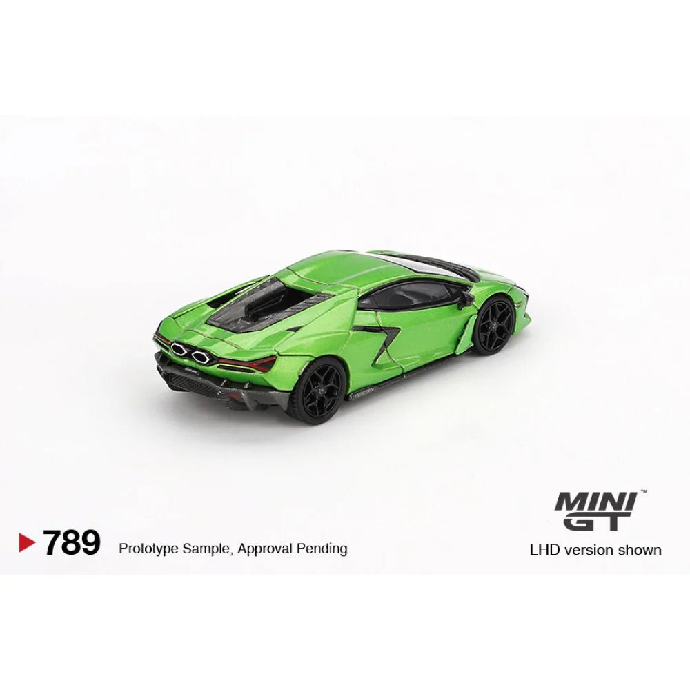 [PREORDER] Mini GT - 1/64 LAMBORGHINI REVUELTO VERDE SELVANS (RHD) - DIECAST SCALE MODEL CAR - MGT00789 - R - MODEL CARS UKMODEL CAR#INNO64##TARMAC##diecast_model#