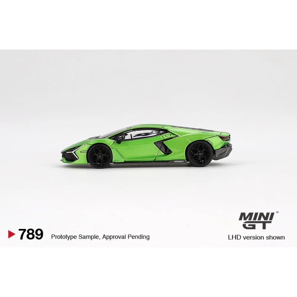 [PREORDER] Mini GT - 1/64 LAMBORGHINI REVUELTO VERDE SELVANS (RHD) - DIECAST SCALE MODEL CAR - MGT00789 - R - MODEL CARS UKMODEL CAR#INNO64##TARMAC##diecast_model#