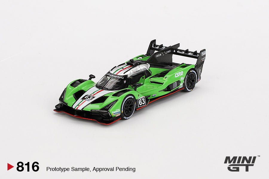 [PREORDER] Mini GT - 1/64 Lamborghini SC63 #63 Iron lynx 2024 IMSA Sebring 12 Hrs LHD DIECAST SCALE MODEL CAR - MGT00816 - L - MODEL CARS UKMODEL CAR#INNO64##TARMAC##diecast_model#