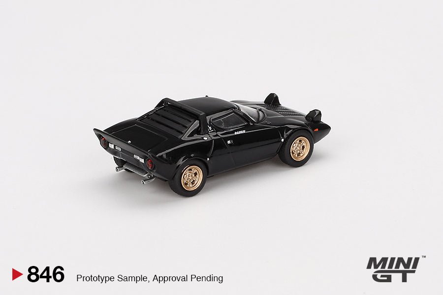 [PREORDER] Mini GT - 1/64 Lancia Stratos HF Stradale Nero LHD DIECAST SCALE MODEL CAR - MGT00846 - L - MODEL CARS UKMODEL CAR#INNO64##TARMAC##diecast_model#