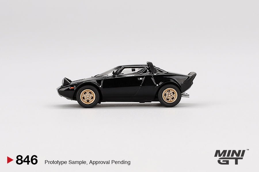 [PREORDER] Mini GT - 1/64 Lancia Stratos HF Stradale Nero LHD DIECAST SCALE MODEL CAR - MGT00846 - L - MODEL CARS UKMODEL CAR#INNO64##TARMAC##diecast_model#