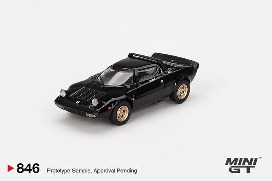 [PREORDER] Mini GT - 1/64 Lancia Stratos HF Stradale Nero LHD DIECAST SCALE MODEL CAR - MGT00846 - L - MODEL CARS UKMODEL CAR#INNO64##TARMAC##diecast_model#