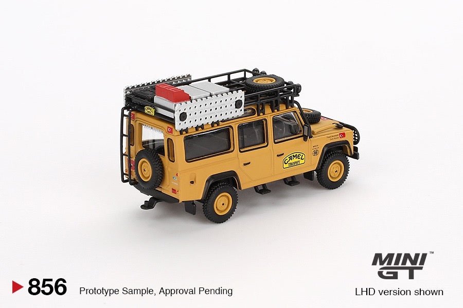 [PREORDER] Mini GT - 1/64 Land Rover Defender 110 1989 Camel Trophy Amazon Team Turkey LHD Blister Packaging - MGT00856 - BL - MODEL CARS UKMODEL CAR#INNO64##TARMAC##diecast_model#
