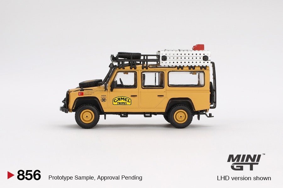 [PREORDER] Mini GT - 1/64 Land Rover Defender 110 1989 Camel Trophy Amazon Team Turkey LHD Blister Packaging - MGT00856 - BL - MODEL CARS UKMODEL CAR#INNO64##TARMAC##diecast_model#
