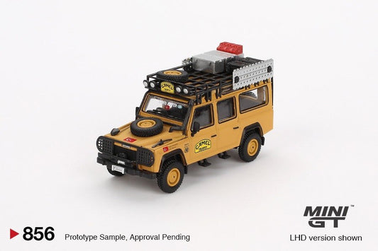[PREORDER] Mini GT - 1/64 Land Rover Defender 110 1989 Camel Trophy Amazon Team Turkey LHD Blister Packaging - MGT00856 - BL - MODEL CARS UKMODEL CAR#INNO64##TARMAC##diecast_model#