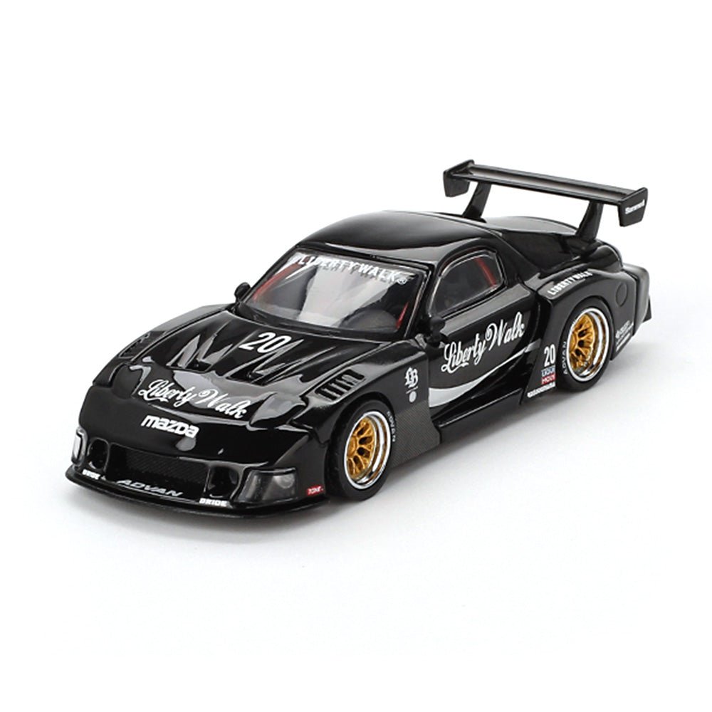 [PREORDER] Mini GT - 1/64 MAZDA RX - 7 LB - SUPER SILHOUETTE LIBERTY WALK BLACK RHD DIECAST SCALE MODEL CAR - MGT00785 - R - MODEL CARS UKMODEL CAR#INNO64##TARMAC##diecast_model#