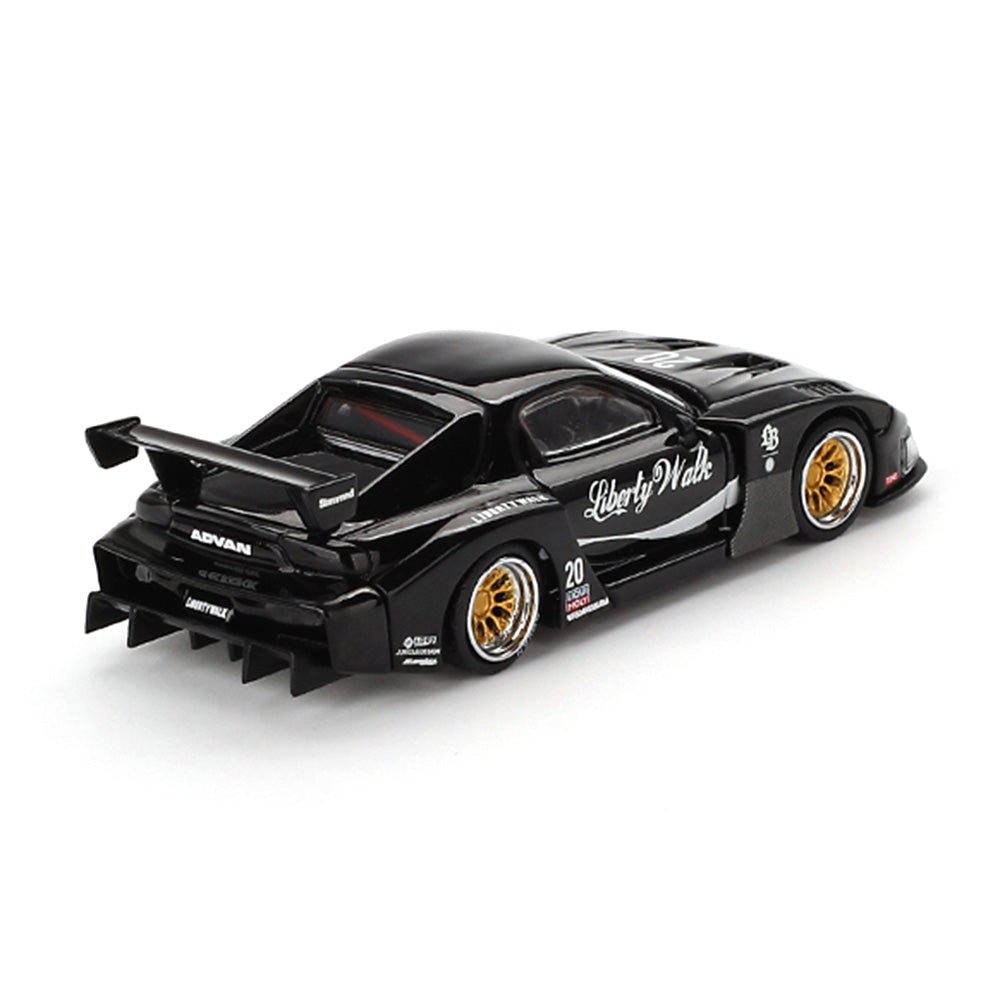 [PREORDER] Mini GT - 1/64 MAZDA RX - 7 LB - SUPER SILHOUETTE LIBERTY WALK BLACK RHD DIECAST SCALE MODEL CAR - MGT00785 - R - MODEL CARS UKMODEL CAR#INNO64##TARMAC##diecast_model#