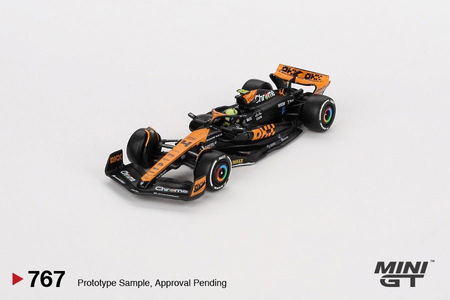 [PREORDER] Mini GT - 1/64 McLaren MCL60 #4 Lando Norris 2023 F1 2023 Japanese GP 2nd Place Diecast Scale Model Car - MGT00767-L - MODEL CARS UKMODEL CAR#INNO64##TARMAC##diecast_model#