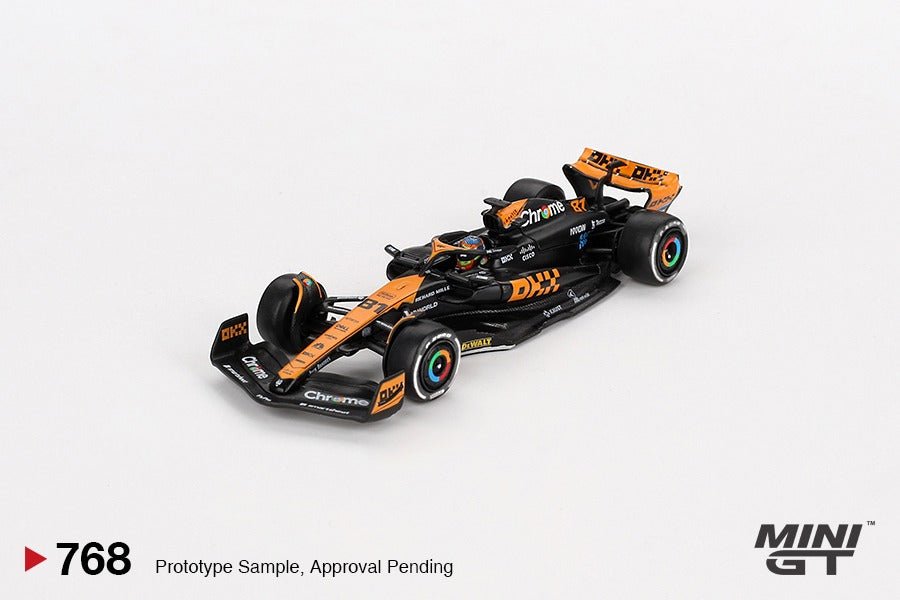 [PREORDER] Mini GT - 1/64 McLaren MCL60 #81 Oscar Piastri 2023 F1 2023 Japanese GP 3rd Place Diecast Scale Model Car - MGT00768-L - MODEL CARS UKMODEL CAR#INNO64##TARMAC##diecast_model#