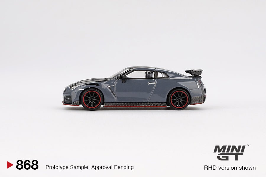 [PREORDER] Mini GT - 1/64 Nissan GT - R Nismo 2024 NISMO Stealth Gray RHD Diecast Scale Model Car - MGT00868 - R - MODEL CARS UKMODEL CAR#INNO64##TARMAC##diecast_model#