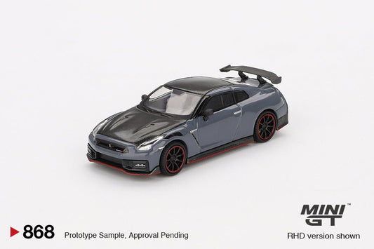 [PREORDER] Mini GT - 1/64 Nissan GT - R Nismo 2024 NISMO Stealth Gray RHD Diecast Scale Model Car - MGT00868 - R - MODEL CARS UKMODEL CAR#INNO64##TARMAC##diecast_model#