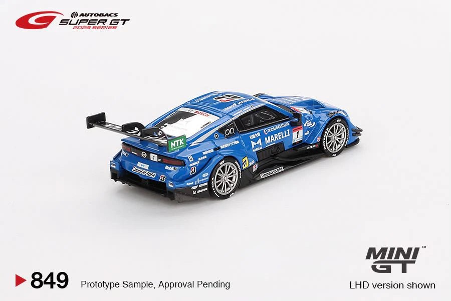 [PREORDER] Mini GT - 1/64 Nissan Z GT500 #1 MARELLI IMPUL Z TEAM IMPUL 2023 SUPER GT Blister Packaging - MGT00849 - BL - MODEL CARS UKMODEL CAR#INNO64##TARMAC##diecast_model#