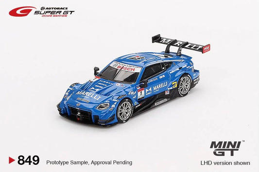 [PREORDER] Mini GT - 1/64 Nissan Z GT500 #1 MARELLI IMPUL Z TEAM IMPUL 2023 SUPER GT Blister Packaging - MGT00849 - BL - MODEL CARS UKMODEL CAR#INNO64##TARMAC##diecast_model#