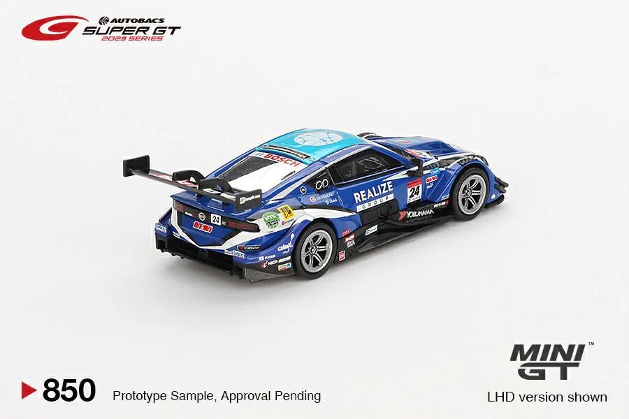 [PREORDER] Mini GT - 1/64 Nissan Z GT500 #24 REALIZE CORPORTATION ADVAN Z KONDO RACING 2023 SUPER GT Blister Packaging - MGT00850 - BL - MODEL CARS UKMODEL CAR#INNO64##TARMAC##diecast_model#