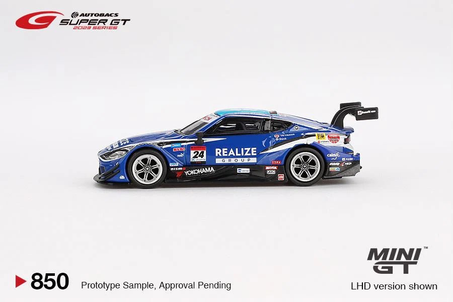 [PREORDER] Mini GT - 1/64 Nissan Z GT500 #24 REALIZE CORPORTATION ADVAN Z KONDO RACING 2023 SUPER GT Blister Packaging - MGT00850 - BL - MODEL CARS UKMODEL CAR#INNO64##TARMAC##diecast_model#