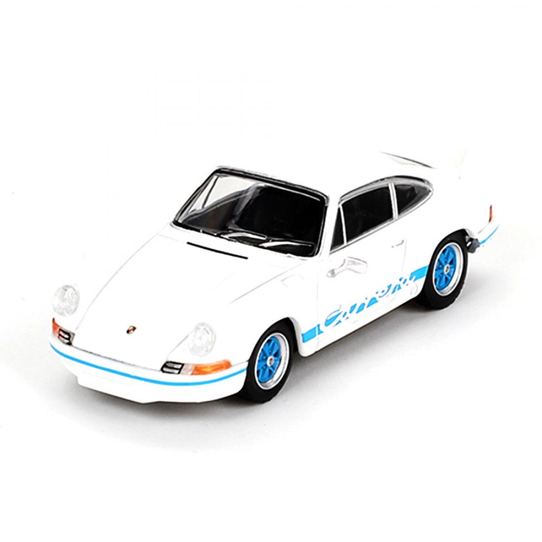 [PREORDER] Mini GT - 1/64 Porsche 911 Carrera RS 2.7 Grand Prix White with Blue Livery LHD Diecast Scale Model Car - MGT00715-L - MODEL CARS UKMODEL CAR#INNO64##TARMAC##diecast_model#