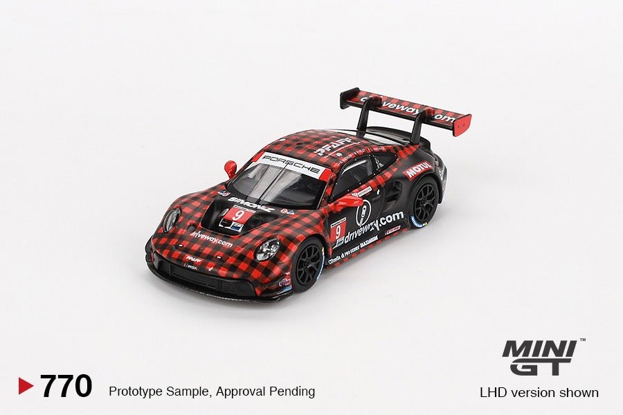 [PREORDER] Mini GT - 1/64 Porsche 911 GT3 R #9 GTD PRO Pfaff Motorsports IMSA 2023 Sebring 12 Hrs Winner LHD Diecast Scale Model Car - MGT00770-L - MODEL CARS UKMODEL CAR#INNO64##TARMAC##diecast_model#