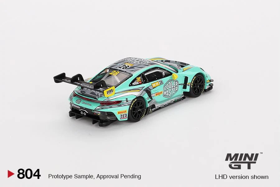 [PREORDER] Mini GT - 1/64 PORSCHE 911 GT3 R NO.28 HUBAUTO RACING 2023 FIA GT WORLD CUP 70TH MACAU GRAND PRIX (LHD) DIECAST SCALE MODEL CAR - MGT00804 - L - MODEL CARS UKMODEL CAR#INNO64##TARMAC##diecast_model#